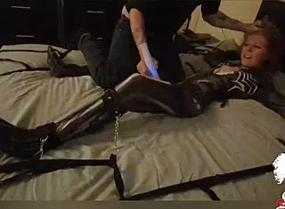 Spider Woman Captured and Toyed with in 30-Minute Full Video on Sheer