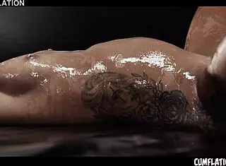 Black Angel Latina Cum Slut Gets Extreme Creampie Cumflation With Blasting Pussy Squirt And Cum On Ass Dripping Everywhere