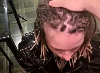 Leather Jacket Sparks Intense Passion Leading To Table-Shaking Encounter In Various Positions