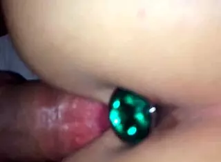 i cant believe how good this anal plug feels... wait, its stretchin me out too much!