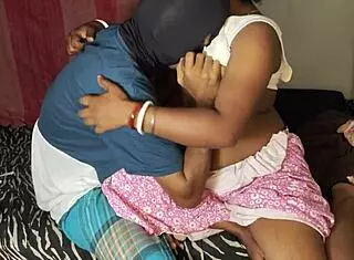 Married woman starts affair with milk seller in bedroom. She gets bent over for doggystyle pounding on wedding night.