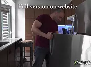 that cute babe gets nailed hard by a burglar in a wild mmf 3some with deepthroat and choking