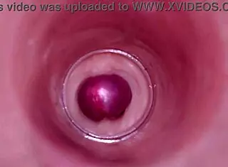 Watch cute teen babe take monster cock deep for swollen pussy creampie!