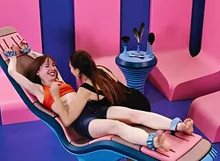 I felt so thrilled watching cute Russian brunette Kate Quinn get tied up and tickled on her feet by Talia Mint in that intense challenge.