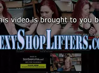 real latina teen shoplifter gets caught and banged hard in group session by security