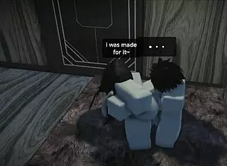 In the roblox studio condo, he grabs the cute fan and starts fucking her rough. Bent over doggystyle leads to intense passionate session.