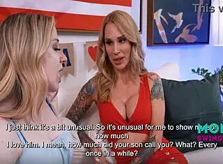 Forbidden bbq feast with swap momswingers in taboo redhead party