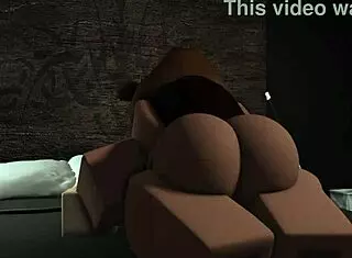 Oh man, this bear girl is totally owning her boyfriend's big cock with domination!