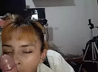 Peruvian Prostitute Teen Gets Shaved Wet Pussy Licked And Fucked In Hardcore Blowjob Session