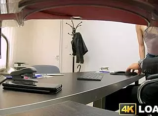 Hidden camera shows Bonnie Dolce deepthroating huge cock in office cowgirl doggystyle swallow