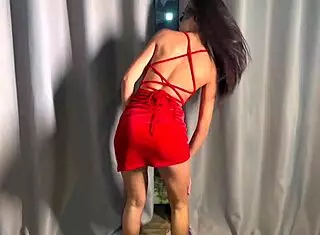 When the lover didn't show up, the cuckold husband took advantage of the situation with the young cute girl, leading to intense fisting and sensual dancing.