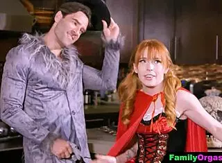 familyorgasm - stepdad and stepdaughter tricked stepmom last halloween with old and young cheating