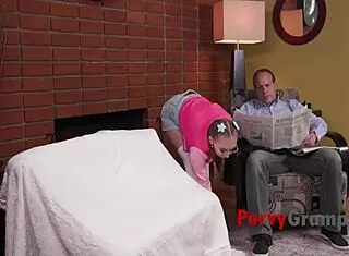 Step Gramps Hidden Boner Sparks Forbidden Fun With Teen! Oh Wow, That Old Man Pounds Her Tight Pussy Hard In Taboo Encounter!