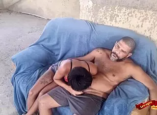 i feel so horny watching novinha giving her tight ass on the sofa in doggystyle