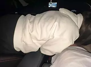 PICKED UP WHORE AND FUCKED HER MOUTH IN CAR