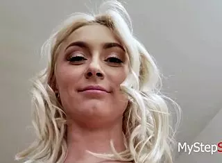 Chloe Temple Is Gonna Earn Her Stay By Pleasing That Mature Guy With Blonde Blowjob And Pussy Action?