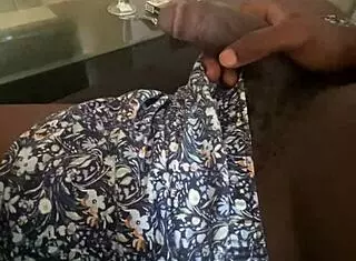 Stepdad's secretly wanking while watching his stepdaughter spread wide in bedroom