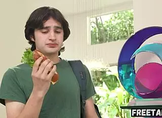 I uh feel divorced stepmom taking pervert stepson cock in ass with creampie in missionary and doggystyle.