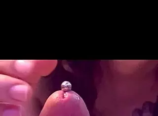 Sounding with extreme pre cum and cock rub