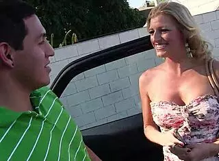 fit nympho cougar milf seduces stranger latino boy for cheating fuck while husband away