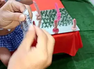 Dirty latina gives sexology classes with big cock flashing and cute homemade interview action