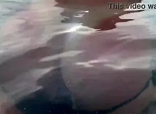 Stranger feeds my sperm to fish in public beach pov with big tits milf handjob cumshot