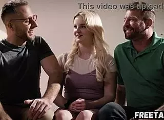 eliza eves, we're your freaky neighbors taking full advantage of your free use body in this taboo threesome. full movie on freetaboo net