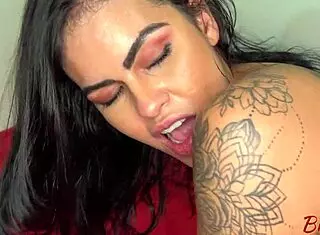 i love when my personal trainer eats my big natural tits brazilian pussy doggystyle while husband is away