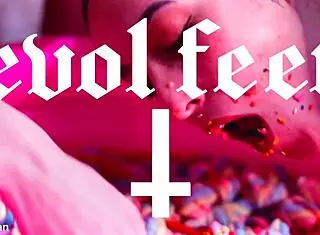 Making Her Feet Totally Messy With Spitting And Licking In Femdom Lesbian Session Featuring Blonde And Brunette