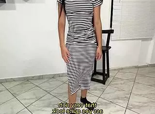 i get so turned on showing my big ass to stepdad during dance but he cant resist bouncing curves