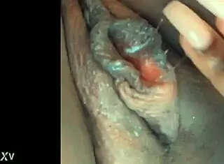 She Rubbing That Pussy Nice With Big Cock Monster In Horny Teen Masturbation Session