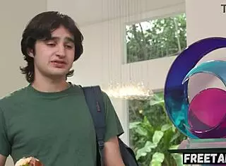 I uh feel divorced stepmom taking pervert stepson cock in ass with creampie in missionary and doggystyle.