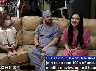 oh god, i get this hitachi orgasm from doctor-tampa... blaire celeste, with my small tits nipples pierced, shaved pussy spread close up in hospital humiliation, moaning loud backstage in florida