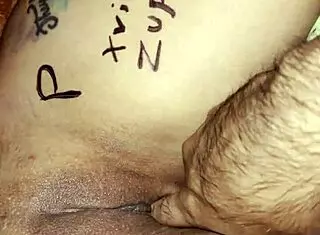 Frida the horny Latina lay back as I sucked my fingers. Then I richly fingered her tight vagina in a sexy display.