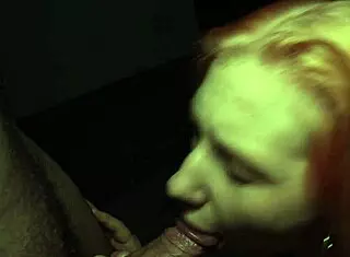 shaved redhead moans loudly as i penetrate her bent over in quickie cowgirl session 😏