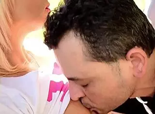 I feel so passionate fucking Stefanni Tarrago Spanish girl with natural tits in car with French big dick