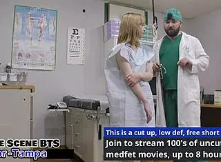 Hey, check out Dr Tampa in The Unapparent Trap with Daisy Bean – she's a petite shaved nurse in latex gloves and handcuffs humiliation.