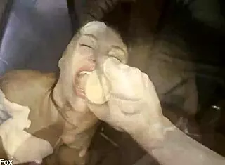 Fan dominates Monika Fox in POV BDSM session with hard anal brutal facefuck cum in mouth