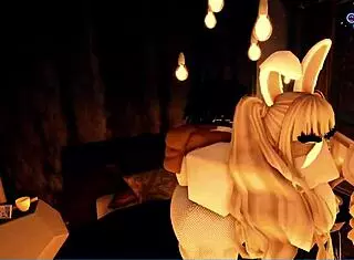 i'm fucking candy hard while she wears her sexy cosplay bunny outfit