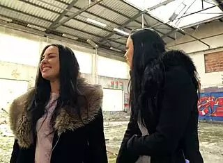 Hey, check out Julia Parker and Maria Gail diving into a wild no-condom FFM threesome at this lost spot 😏