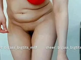 Teen Latina Milf with Big Tits and Ass Uses Vibrator for Wet Pussy and Anal Fingering in Oiled Solo