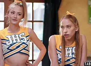 Petite Blonde Teens Khloe Kapri And Kyler Quinn Get Anal Pounded By Coach In Ffm Threesome