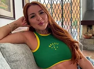 hey, can this big titties latina give a sloppy deepthroat pov on first casting?