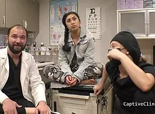 i'm jasmine rose the nurse giving a pov footjob and face fucking in fishnets with choking