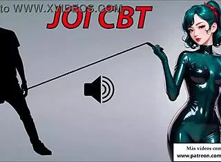 Spanish femdom takes control in extreme joi cbt roleplay, kicking balls for kinky fun and orgasm denial.