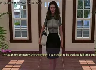 Step into the role of husband with a milf wife who doubles as stepmother. Navigate family dynamics in this intriguing game scenario number 46.