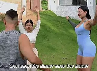 Intense workout turns into sensual sex session with tattooed latina dilan clavijo part 1