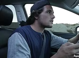 hey that young delivery boy brought his big cock for the horny blonde milf with massive tits 😏