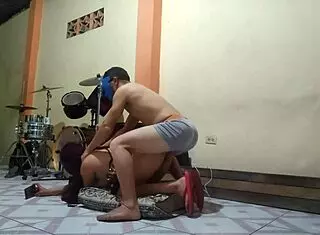 stepmom with braids looks super hot seducing her stepson to ride his cock finally