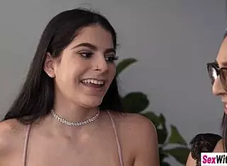 Latina Teen Madison Wilde And Sexy Stepsister Babe Angel Gostosa In Hardcore Group Fucking With Blowjobs